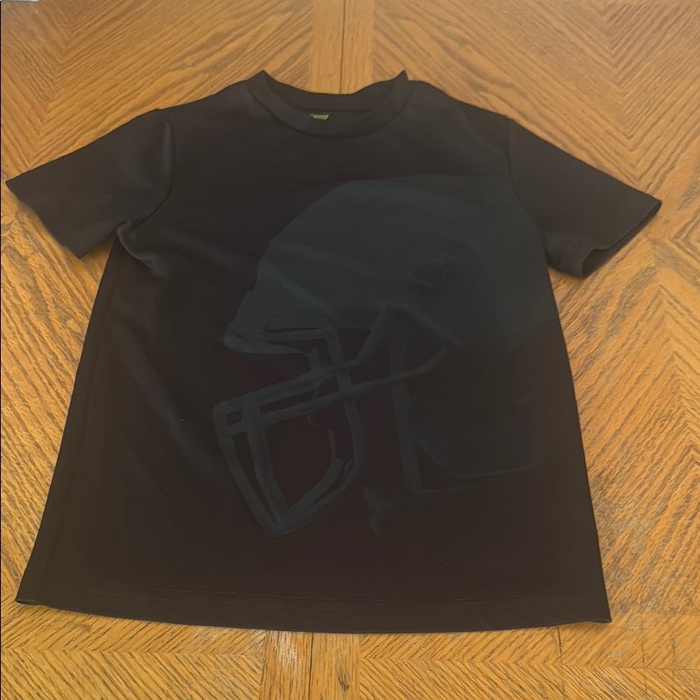 Tek Gear Kids Black Helmet Graphic Tee